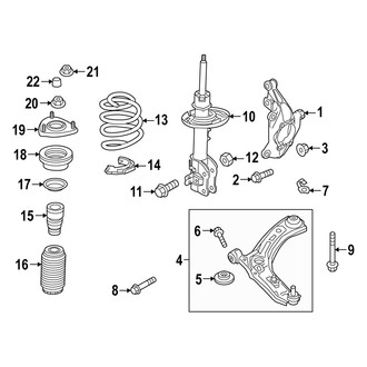 Mazda OE - Front Suspension - Suspension Components (Japan Built)