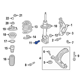 Mazda OE - Upper Steering Knuckle Bolt