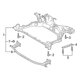 Mazda OE - Front Suspension - Suspension Mounting