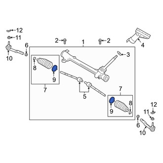 Mazda OE - Inner Rack and Pinion Bellows Clamp