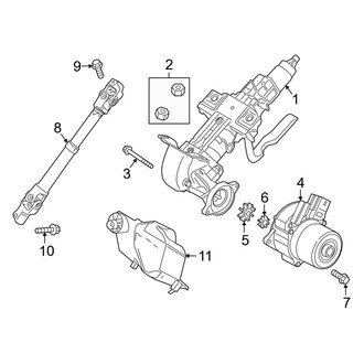 Mazda OE - Steering Column Assembly (Japan Built), (Base / Preferred / Premium / Select)