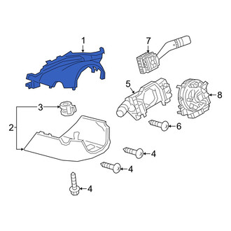 Mazda OE - Upper Steering Column Cover