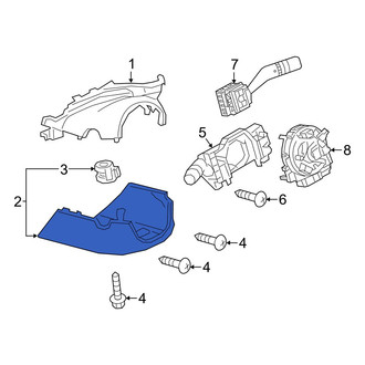Mazda OE - Lower Steering Column Cover