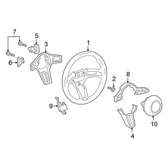 Mazda OE - Steering Wheel & Trim (Mexico Built), (Base / Preferred / Premium / Select Sedan)