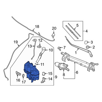 Mazda OE - Washer Fluid Reservoir