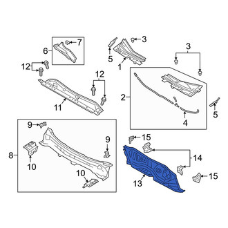 Mazda OE - Front Lower Firewall