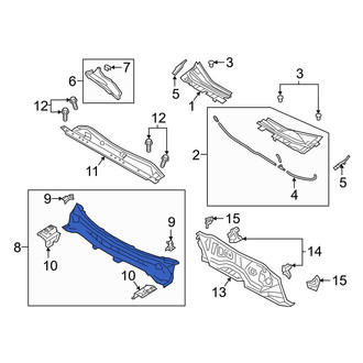 Mazda OE - Front Upper Firewall