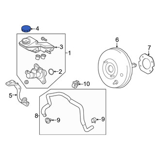 Mazda OE - Brake Master Cylinder Reservoir Cap