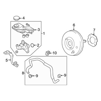 Mazda OE - Cowl - Components on Dash Panel (Mexico Built), (Sedan)