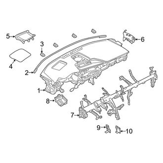 Mazda OE - Instrument Panel (Mexico Built), (Base / Preferred / Premium / Select Sedan)