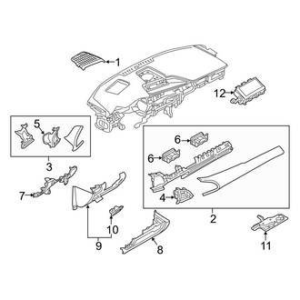 Mazda OE - Instrument Panel Components (Japan Built)