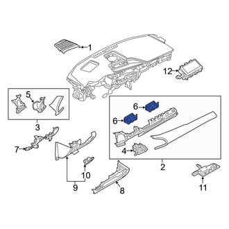 Mazda OE - Inner Dashboard Air Vent