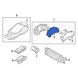 Mazda OE - Instrument Panel Lens