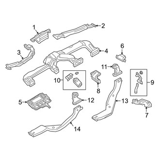 Mazda OE - Instrument Panel - Ducts (Japan Built), (Base / Preferred / Premium / Select)