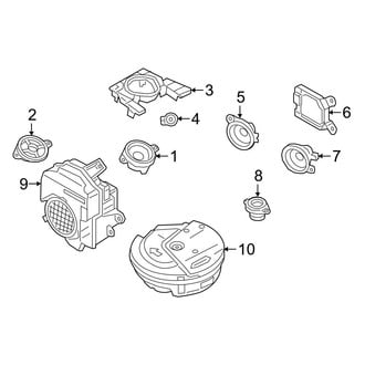 Mazda OE - Instrument Panel - Sound System (Japan Built, Speakers), (Hatchback)