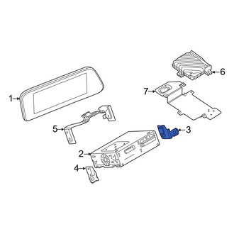 Mazda OE - Right Radio Bracket