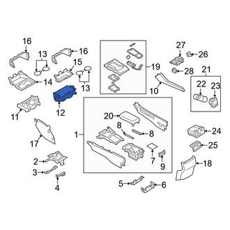 Mazda OE - Front Console Cup Holder