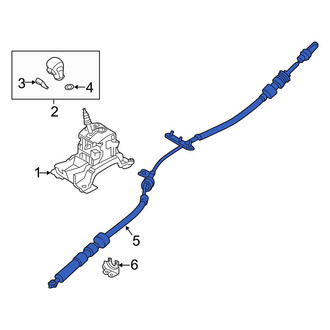 Mazda OE - Automatic Transmission Shifter Cable