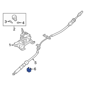 Mazda OE - Automatic Transmission Shifter Cable Bracket