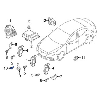 Mazda OE - Upper Hood Latch Support Bolt