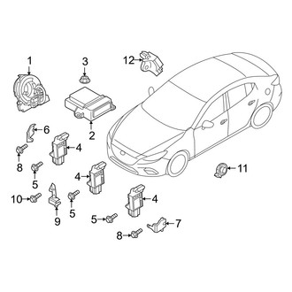 Mazda OE - Restraint Systems - Air Bag Components (Modules & Sensors)