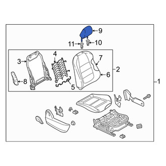 Mazda OE - Front Left Headrest