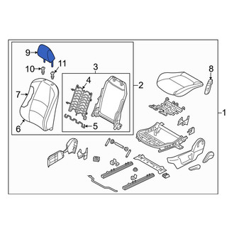Mazda OE - Front Right Headrest