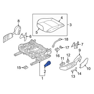Mazda OE - Front Left Seat Motor