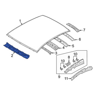 Mazda OE - Front Roof Header Panel
