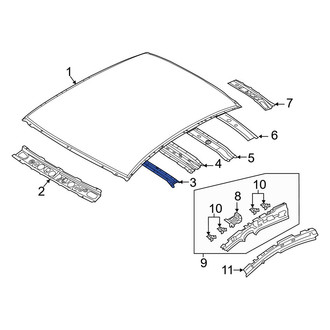 Mazda OE - Front Roof Bow