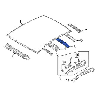 Mazda OE - Center Rear Roof Bow