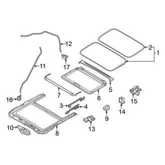 Mazda OE - Roof - Sunroof (Japan Built), (Preferred / Premium Sedan)