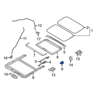 Mazda OE - Sunroof Stopper