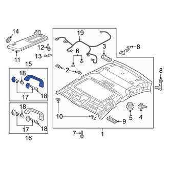 Mazda OE - Front Interior Grab Bar