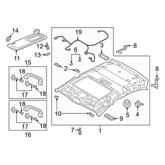 Mazda OE - Roof - Interior Trim (Japan Built, With Sunroof), (Preferred / Premium Sedan)