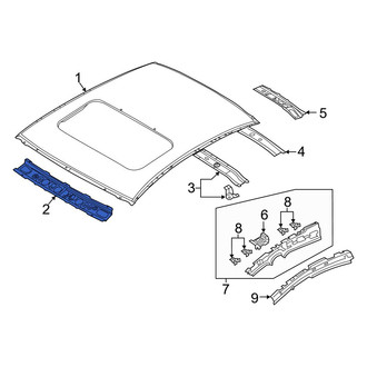 Mazda OE - Front Roof Header Panel