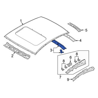 Mazda OE - Front Roof Bow