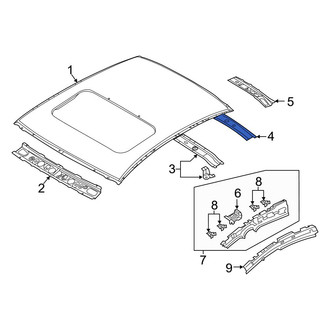 Mazda OE - Rear Roof Bow