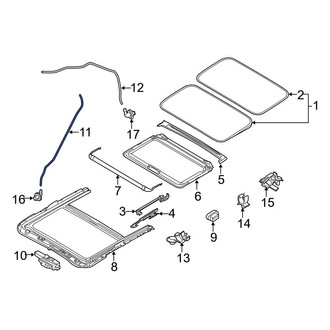 Mazda OE - Front Sunroof Drain Hose