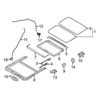 Mazda OE - Sunroof Drain Hose Adapter