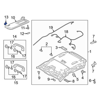 Mazda OE - Sun Visor Holder