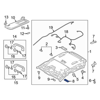 Mazda OE - Rear Dome Light