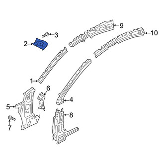 Mazda OE - Left Roof Panel Reinforcement
