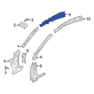 Mazda OE - Rear Left Roof Side Rail