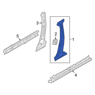 Mazda OE - Left Body B-Pillar