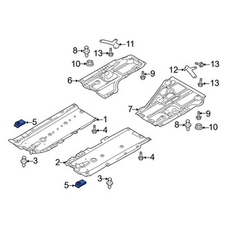 Mazda OE - Floor Pan Splash Shield Nut