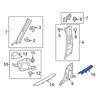 Mazda OE - Rear Right Door Sill Plate