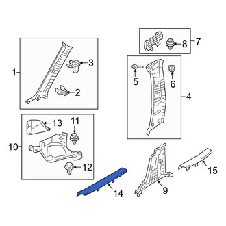 Mazda OE - Front Left Door Sill Plate