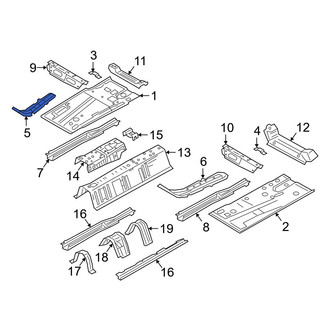 Mazda OE - Front Right Floor Pan Reinforcement