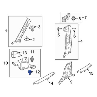 Mazda OE - Trunk Trim Panel Clip